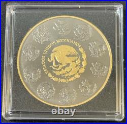 2024 1 Oz. 999 Silver Mexico Libertad Colour In Richness Chameleon Effect /300