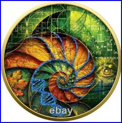 2024 1 Oz. 999 Silver Mexico Libertad There Unseen Forces The Hidden Code Coin