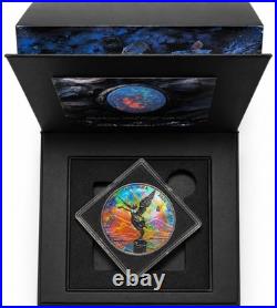 2024 1 Oz Silver Libertad Galaxy Opal Ruthenium Colorized LE 500 with Box COA