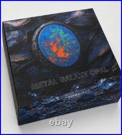 2024 1 Oz Silver Libertad Galaxy Opal Ruthenium Colorized LE 500 with Box COA