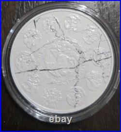 2024 1 oz. 999 Silver Libertad Mexico Colorized White Marble Edition Coin Low Mi