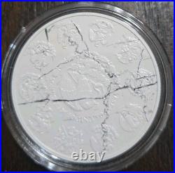2024 1 oz. 999 Silver Libertad Mexico Colorized White Marble Edition Coin Low Mi