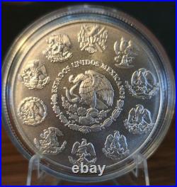 2024 1 oz Mexican Libertad Silver 999 Fine 1 Onza Plata Pura Mexico BU withCapsule
