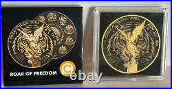 2024 1 oz Mexico Diamond Roar of Freedom Libertad Silver Color Coin