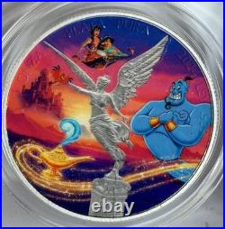 2024 1 oz Mexico Libertad Aladdin & the Lost Lamp Silver Art Coin with COA
