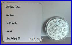 2024 1 oz Mexico Libertad Alpha Draconis Edition Silver Coin