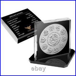 2024 1 oz Mexico Libertad Dia De Los Muertos Oceleotl Warrior Silver Color Coin