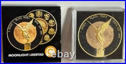 2024 1 oz Mexico Libertad Diamond Moonlight Silver Color Coin mintage 100
