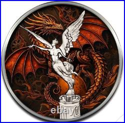 2024 1 oz Mexico Libertad Dragon Quest Edition Silver Coin