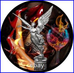 2024 1 oz Mexico Libertad Love or Lust Silver Art Coin with COA