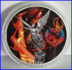 2024 1 oz Mexico Libertad Love or Lust Silver Art Coin with COA
