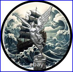 2024 1 oz Mexico Libertad Stormy Tides Silver Art Coin with COA 2024 1 oz Mexico Libertad Stormy Tides Silver Art Coin with COA