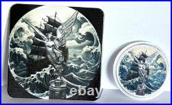 2024 1 oz Mexico Libertad Stormy Tides Silver Art Coin with COA 2024 1 oz Mexico Libertad Stormy Tides Silver Art Coin with COA