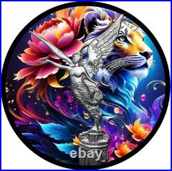 2024 1 oz Mexico Libertad Tiger in Bloom Silver Art Coin with COA 2024 1 oz Mexico Libertad Tiger in Bloom Silver Art Coin with COA