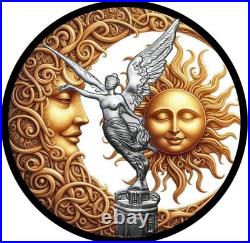 2024 1 oz Mexico Libertad When the Sun is Eclipsed by the Moon Silver Coin