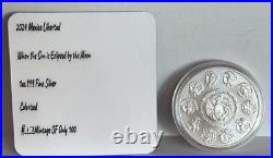 2024 1 oz Mexico Libertad When the Sun is Eclipsed by the Moon Silver Coin