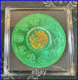 2024 1 oz Silver Libertad Space Green Hologram. 999 Fine ONLY 399 MINTED