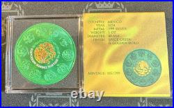 2024 1 oz Silver Libertad Space Green Hologram. 999 Fine ONLY 399 MINTED