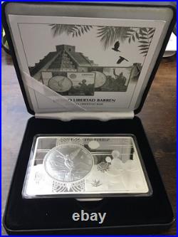 2024 1oz Silver Mexican Libertad BU Coin In Premium Display Bar With Capsule 2024 1oz Silver Mexican Libertad BU Coin In Premium Display Bar With Capsule
