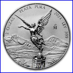 2024 2oz Mexican Reverse Proof. 999 Silver Libertad 2024 2oz Mexican Reverse Proof. 999 Silver Libertad