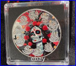 2024 Dia de Los Muertos Day of The Dead 1 oz Silver Libertad Coin #402/499