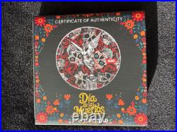 2024 Dia de Los Muertos Day of The Dead 1 oz Silver Libertad Coin #402/499