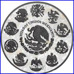 2024 Libertad MOTHER OF PEARL Black Platinum 1oz Silver Coin Mexico Sale