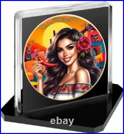 2024 Libertad Mexican Beauties Jalapeno Red Chili Pepper 1 oz Silver Art Coin 2024 Libertad Mexican Beauties Jalapeno Red Chili Pepper 1 oz Silver Art Coin