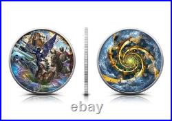 2024 Mecixo Libertad 1 oz Silver Time Travel II Metallic Color with Black Holo