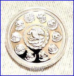 2024 Mexican Libertad 1 oz 0.999 Silver Proof BU Coin in Capsule Lower Mintage