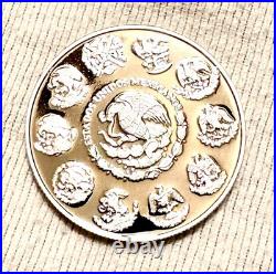 2024 Mexican Libertad 1 oz 0.999 Silver Proof BU Coin in Capsule Lower Mintage