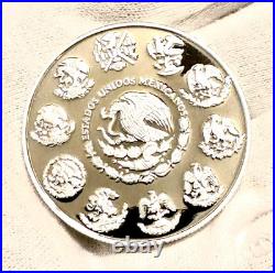 2024 Mexican Libertad 1 oz 0.999 Silver Proof BU Coin in Capsule Lower Mintage