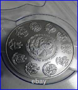 2024 Mexican Libertad 1 oz Silver Coin LOST LAND OF UTOPIA Colorized Germania