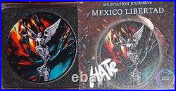 2024 Mexican Libertad 1oz Silver Coin MEDITATION JOURNEY HATE Colorized IN HAND