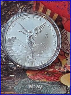 2024 Mexico 1 oz Silver Libertad BU. 999 Plata Pura Brilliant Uncirculated
