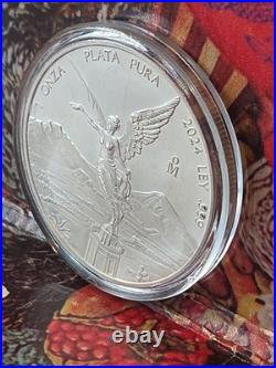 2024 Mexico 1 oz Silver Libertad BU. 999 Plata Pura Brilliant Uncirculated 2024 Mexico 1 oz Silver Libertad BU. 999 Plata Pura Brilliant Uncirculated