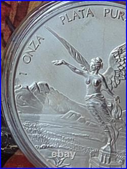 2024 Mexico 1 oz Silver Libertad BU. 999 Plata Pura Brilliant Uncirculated
