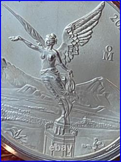 2024 Mexico 1 oz Silver Libertad BU. 999 Plata Pura Brilliant Uncirculated
