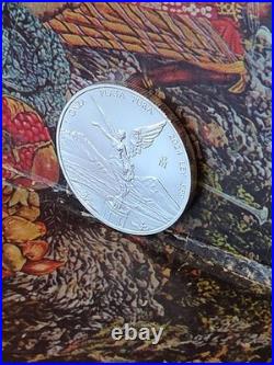 2024 Mexico 1 oz Silver Libertad BU. 999 Plata Pura Onza Coin Low Mintage