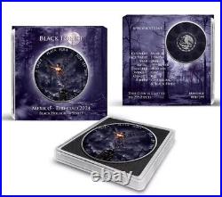 2024 Mexico 1 oz Silver Libertad Colored Black Hologram Series Dark Forest