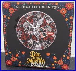 2024 Mexico 1 oz Silver Libertad Día de los Muertos Edition COA Limited to 499 2024 Mexico 1 oz Silver Libertad Día de los Muertos Edition COA Limited to 499