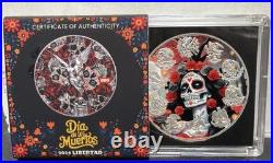 2024 Mexico 1 oz Silver Libertad Día de los Muertos Edition COA Limited to 499 2024 Mexico 1 oz Silver Libertad Día de los Muertos Edition COA Limited to 499