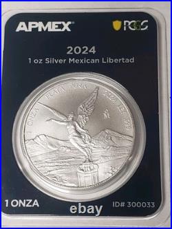 2024 Mexico 1 oz Silver Libertad (MD Premier + PCGS FirstStrike)