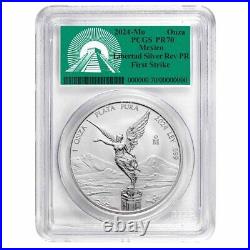 2024 Mexico 1 oz Silver Libertad Reverse Proof PR-70 PCGS (FS)