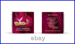 2024 Mexico 1 oz Silver Libertad Space Pink Opal Coin