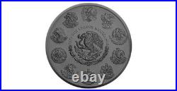 2024 Mexico 1-oz Silver Libertad Starry Night Hologram Ruthenium Ennobled