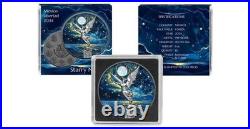 2024 Mexico 1-oz Silver Libertad Starry Night Hologram Ruthenium Ennobled