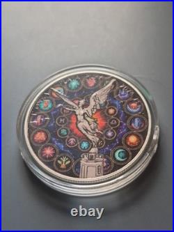 2024 Mexico 1 oz Silver Libertad Zodiac Colorized 1 of 100 1 oz Silver