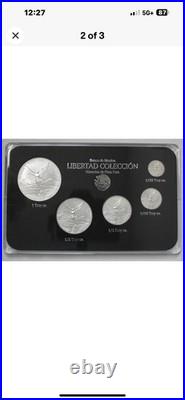 2024 Mexico 5 Coin Silver Libertad Collection Gem BU? Beautiful