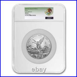 2024 Mexico 5 oz Silver Libertad MS-70 NGC (ER, Coat of Arms) 2024 Mexico 5 oz Silver Libertad MS-70 NGC (ER, Coat of Arms)